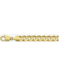 10.5mm Concave Curb Chain 14"