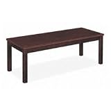 BasyxTM Coffee Table, Rectangular, 20w x 48d x 16h, Mahogany