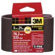 3M 9264NA Heavy Duty Power Sanding Belts - Fine, 120g, 3-Inch x 21-Inch 2-pack