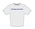 Still Plays With Trains Railroad Train T-Shirt Tee Shirt