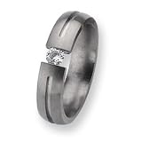 Titanium 5mm Diamond Band TB124AA-9.5