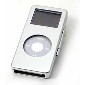 SILVER ALUMINUM METAL HARD CASE for the APPLE IPOD NANO 1st GENERATION 1GB, 2GB, 4GB by Incipio