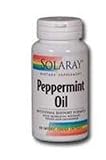 Solaray - Peppermint Oil - - 60 softgels