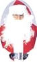 Santa Claus Costume Beard and Wig Set