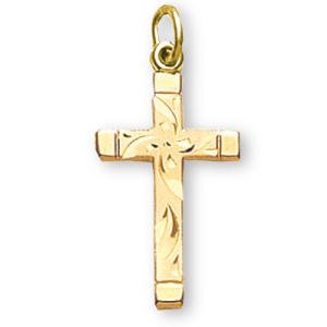 14K Gold Filled Cross and 18-inch Chain