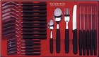 Victorinox - Table Cutlery Set 24 Pce Black Rounded