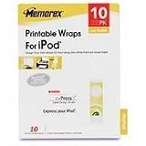 Memorex Printable iPod Shuffle Wraps (10-Pack)