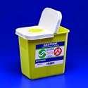 Kendall SharpSafety Chemotherapy Sharps Container - Capacity - 8 Gallon 17 3/4"H x 11"D x 15 1/2"W Case of 10 - KND8982KND8980_cs