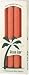 Aloha Bay Palm Wax Candles - Dark Orange - Palm Taper 9" Unscented