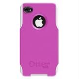 Otterbox Commuter Apple Iphone 4 Hot Pink-White (for AT&T Iphone only)