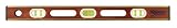 Keson LVL24M 24-Inch Fixed 6-Vial Mahogany Level