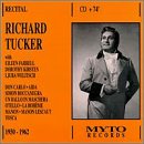 Richard Tucker Recital: Don Carlo/Aida/Simon Boccanegra/Un Ballo in Machera/Otello.La Boheme/Manon/Manon Lescaut/Tosca (1950-1962)