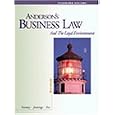 Anderson's Business Law and The Legal Environment, Standard Volume