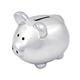 Kitchen & Housewares : Designer Silver Piggy Bank by Kikkerland