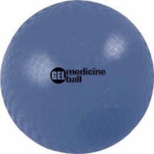 4 lb. 6″ diameter blue gel medicine ball (set of 4)