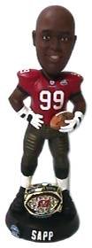 Tampa Bay Buccaneers Warren Sapp Super Bowl 37 Ring Forever Collectibles Bobble Head (Quantity of 1)