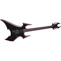 B.C. Rich Son of Beast Avenge Electric Guitar, Onyx with Red Bevel