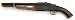 Spring Power Double Barrel Shotgun, Twin Triggers Airsoft Gun