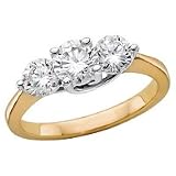 14kt. Two Tone, 1 ct. tw. Diamond Unity Ring