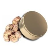 1 and 1 2 lb Bavarian Style Cinnamon Roasted Cashews Tin - Gold by Catoctin Kettle Korn