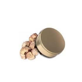 1 and 1/2 lb Bavarian Style Cinnamon Roasted Cashews Tin - Gold