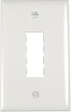 Pass & Seymour #TPDC2WV White 2 Port Wall Plate