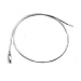 16" Sterling Silver 1mm Round Omega Chain Wire Necklace