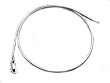 16" Sterling Silver 1mm Round Omega Chain Wire Necklace