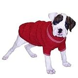 Pet Supplies : SWEATER FP #8 CLASSIC CABLE TEAL MEDIUM