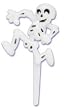 Glow in the Dark Skeleton Cupcake Picks - 12ct