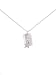 Sterling Silver Polished 3 Star Necklace with Silver Tag and 18 inch Rolo Chain
