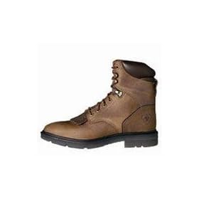 Ariat Mens 8 Impact Work Boots Tumble Tan by Work Boots