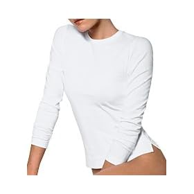 ADAM Pima Cotton Long Sleeve Crew Neck Tee Daywear by ADAM