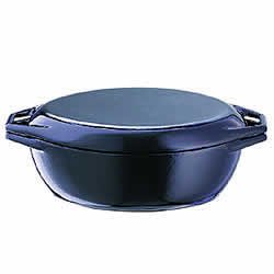 Aga Traditional Cast Iron Oval Casserole with Lid Gloss Black