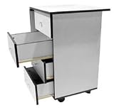 Sullivans 12575 White Sewing Machine Cabinet Desk