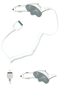 iPod Car Charger with Docking connector - iPhone 1st Gen (NOT for iPhone 3G), iPod Video, iPod Nano or All iPod with docking connector (not for iPhone 3g/Touch 2/ Nano 4/ Shuffle)
