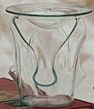 Aromatherapy Scented Oil Diffuser Wavy Clear Glass