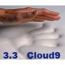 Cover with 3.3 Cloud9 Twin XL 4 Inch Visco Elastic Memory Foam Mattress Pad, Bed Topper, Overlay 100% Visco Elastic Memory Foam For Comfort with Cover to Protect Your Visco Elastic Memory Foam Topper to Better Ensure That Your Visco-Elastic Mattress Pad Remains in Good Condition