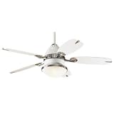 Hunter Ceiling Fans 25751WH Retro Fan - White Contemporary Indoor Fan 48 Blade Span
