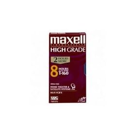 MAXELL T-160HG High Grade VHS Video Cassette by 