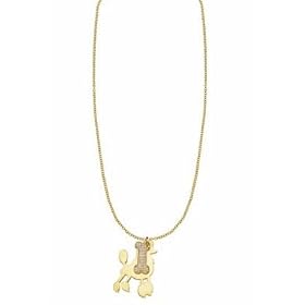 Moschino Cheap and Chic Goldtone Stainless Steel Puppy Pendant Necklace