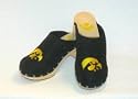 Iowa Hawkeyes Wooden Clogs