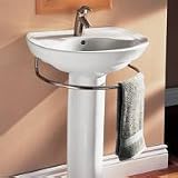 American Standard 0268.100.178 Ravenna Pedestal Sink, Black