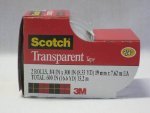 Scotch Transparent Tape 3/4-Inch (2 Rolls) [Office Product]