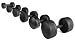York &ldquo;Legacy&ldquo; Solid Round Professional Dumbbell Set - Black 55 - 100 lb