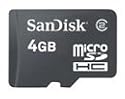 SanDisk 4GB MicroSDHC Card with SD Adpater ( SDSDQ-4096-A11M, US Retail Package )