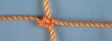 Markwort Junior Size Orange 2.0 mm Soccer Goal Net - 1 Pair