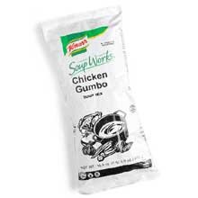 Knorr Soup Works Chicken Gumbo Dry Soup Mix - 16.9 oz. pouch, 4 per case