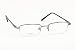 COMPUTER GLASSES WITH CLEAR POLYCARBONATE DOUBLE SIDED ANTI-REFLECTIVE COATING, SCRATCH COATING AND UV PROTECTION - GREY RIMLESS FRAME - 50-20-140