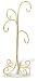 Ornament Display Stand Holds Four Ornaments - Bright Gold Finish (Set Of 2)